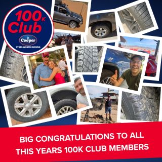 Big congratulations and massive appreciation to all our customers this year who have made it into the 100k club! Wishing you all a great holiday season, and thank you for using Coopers.

#100kclub #coopers  #onroad #offroad